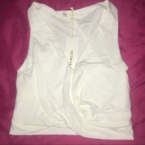 White Crop Top and Black Crop Top